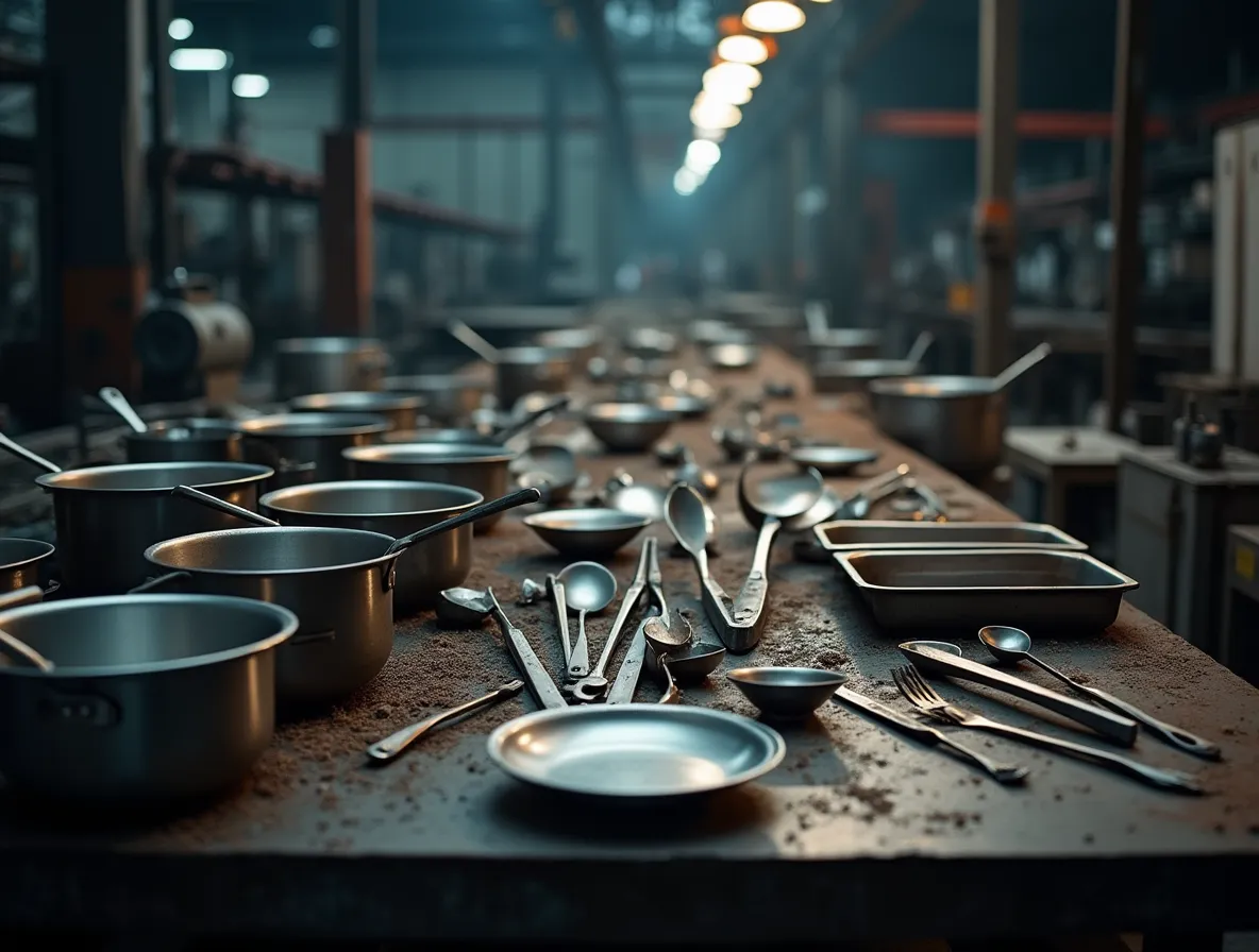 Commercial Utensils buffing by Raja Buffing Works